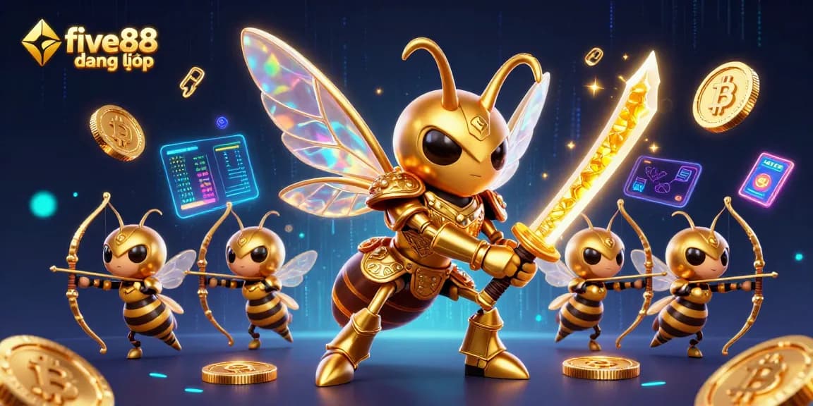 Engage in five88 đăng nhập for a thrilling online gambling experience amidst 3D fantasy elements.