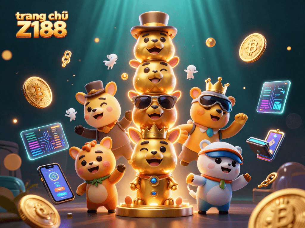 Experience excitement at trang chủ Z188 with vibrant casino illustrations and dynamic gameplay elements!