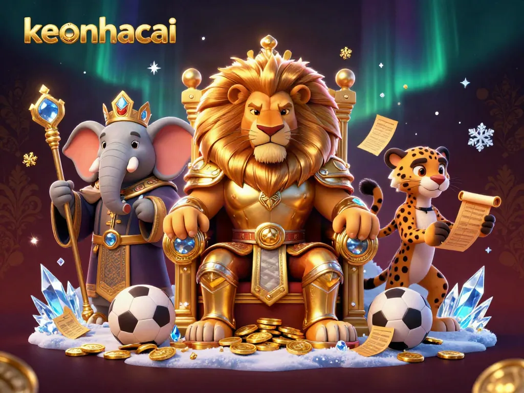 Bet on winning strategies with keonhacai sports betting featuring a lion king and dynamic elements.