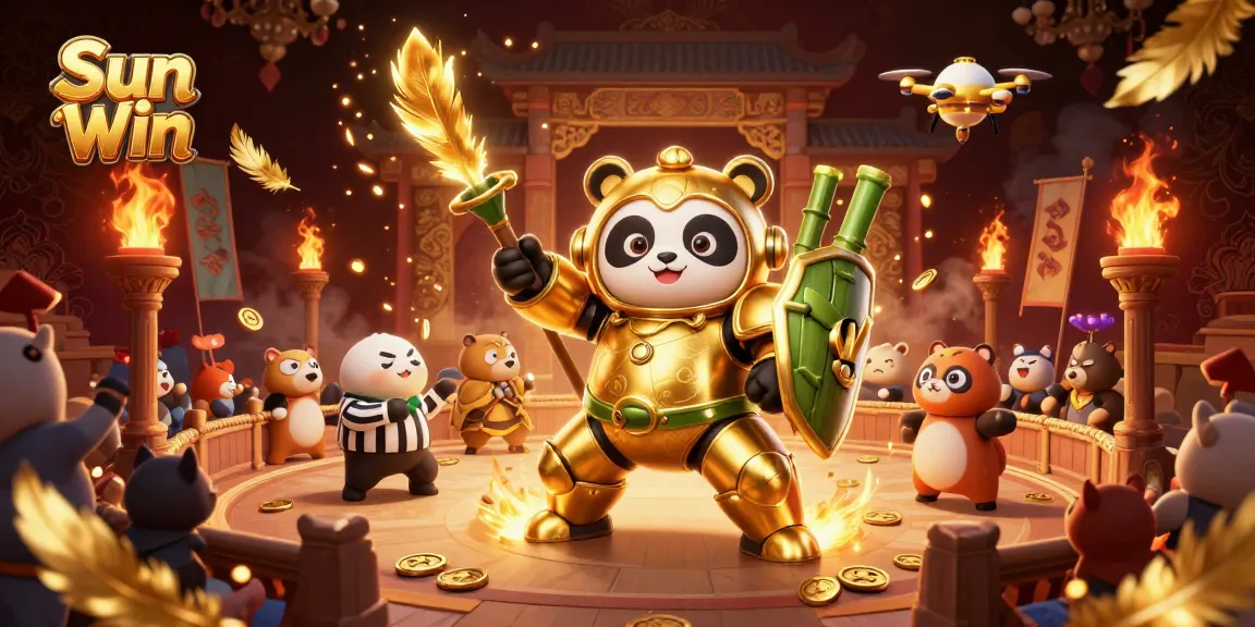 Sun Win engages players in a thrilling 3D casino battle with vibrant graphics and dynamic betting elements.