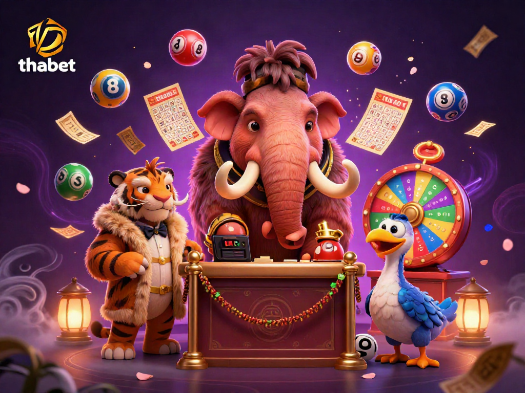 Experience the thrill at Thabet casino with exciting characters and vibrant gaming elements.