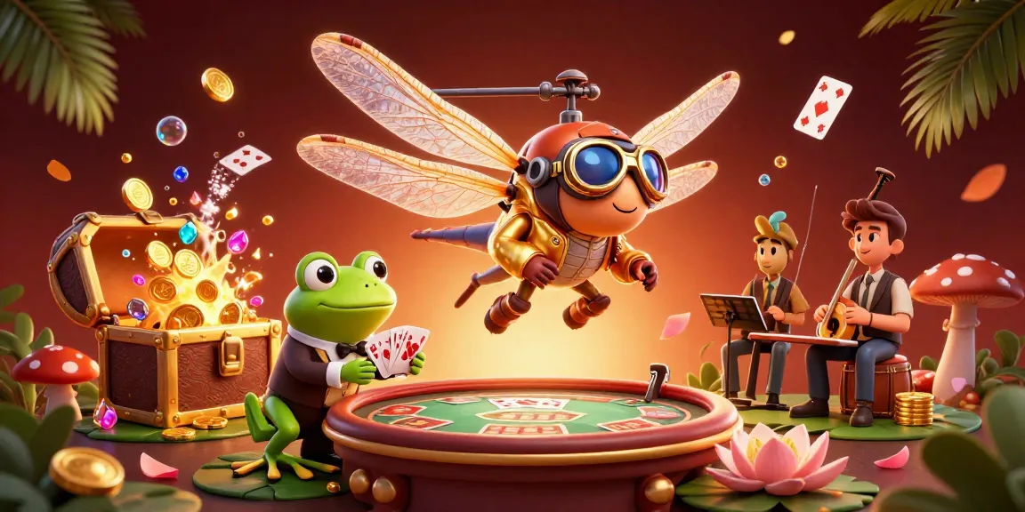 Experience the excitement of f8bet with a vibrant 3D casino scene featuring unique characters and elements.
