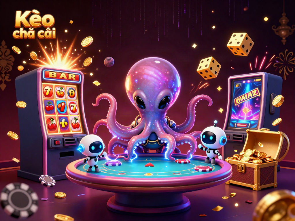 Kèo nhà cái provides a thrilling gambling experience with alien characters and jackpot elements.