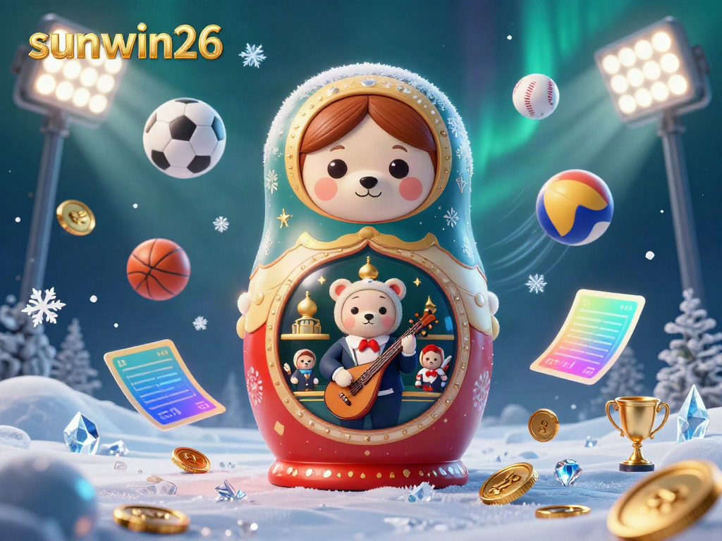 Engage with sunwin26's immersive gaming experience featuring 3D characters in a vibrant casino setting.