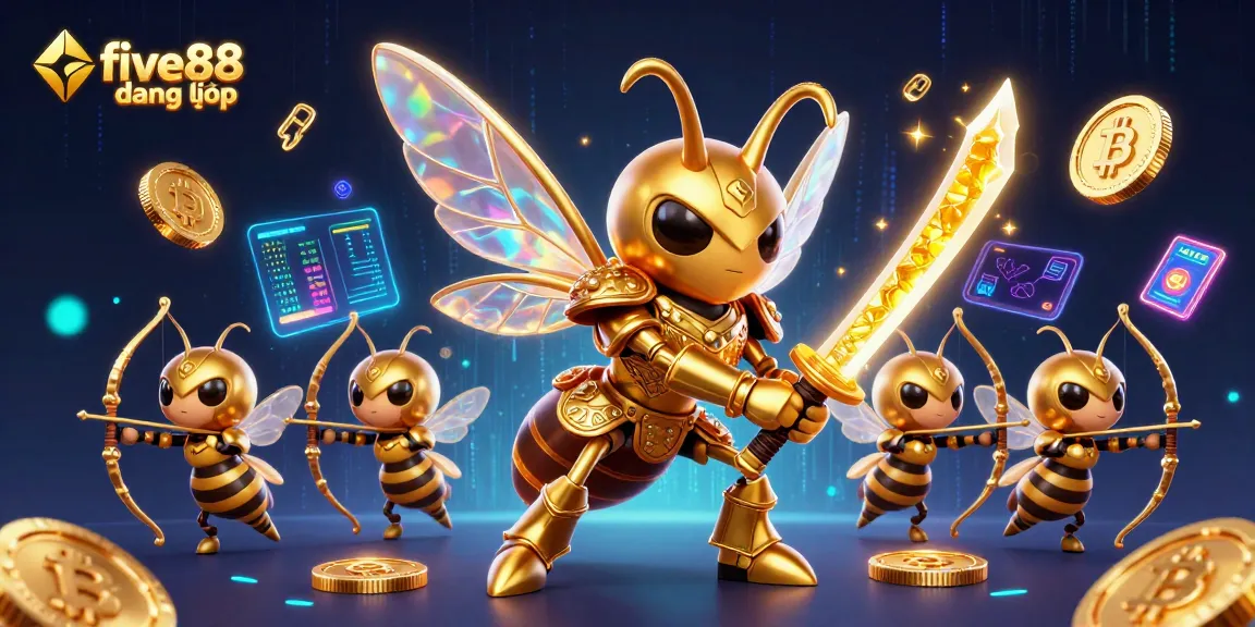 Engage in five88 đăng nhập for a thrilling online gambling experience amidst 3D fantasy elements.
