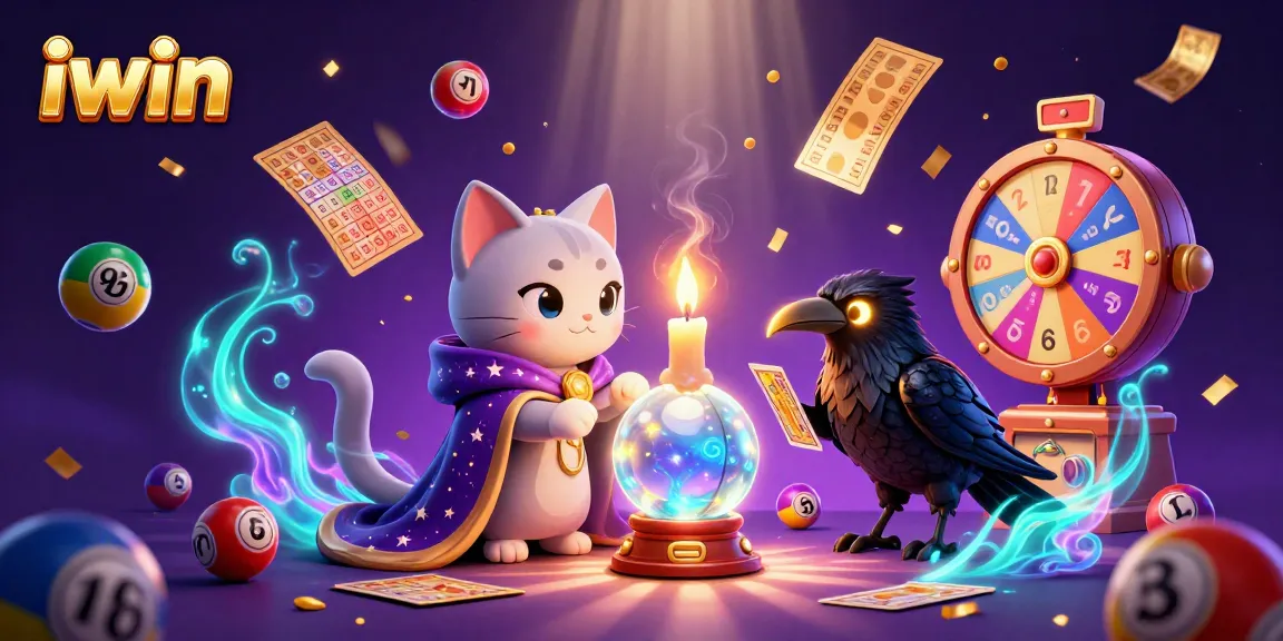 Engage in vibrant iwin gaming with colorful lottery elements and enchanting characters.