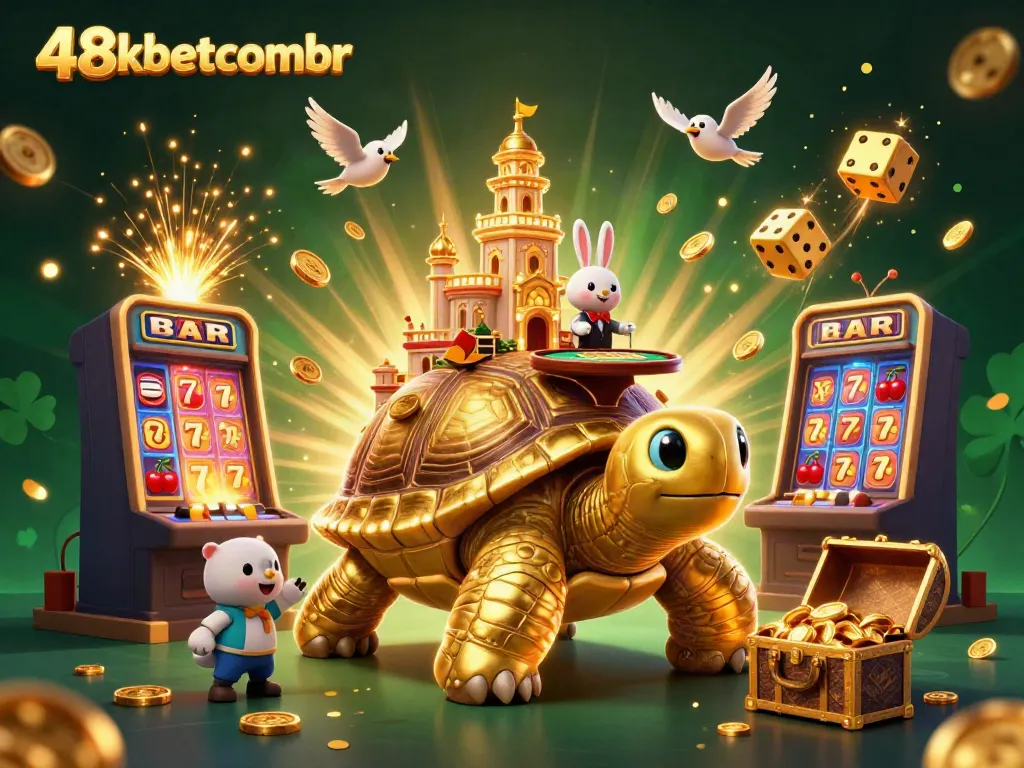 Win jackpots at 48xbetcombr with thrilling 3D casino adventure featuring classic games and vibrant elements.
