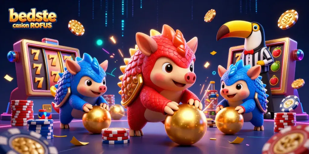Enjoy action at bedste casino uden ROFUS with dynamic pangolins and casino game elements.
