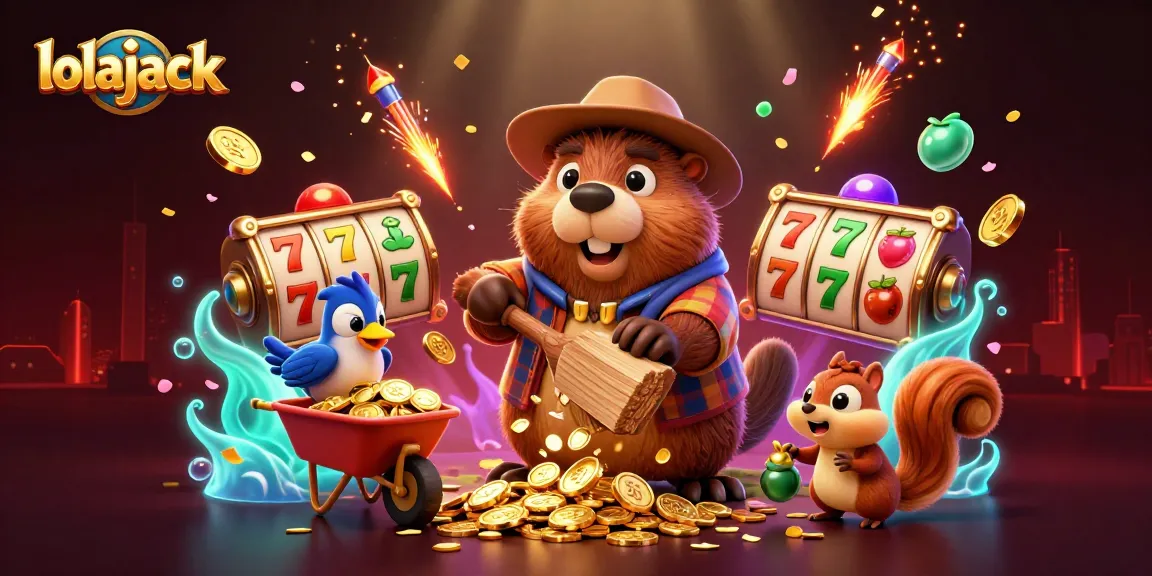 Experience winning moments at lolajack with vibrant casino illustrations featuring golden coins and lucky symbols.